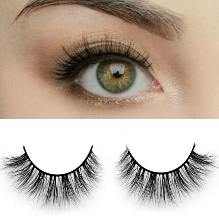 Love beautiful lashes 3D real mink in natural looking ES103